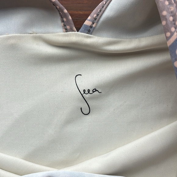 Seea Hermosa long sleeve multi-print surf beach one piece swimsuit - Picture 5 of 6